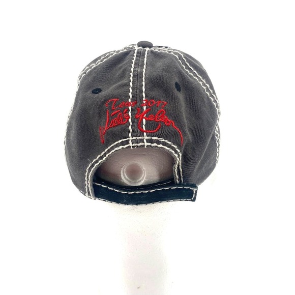 Old Whiskey River Don't Run Dry Distressed Baseball Cap Willie Nelson Tour 2017 - Picture 3 of 8